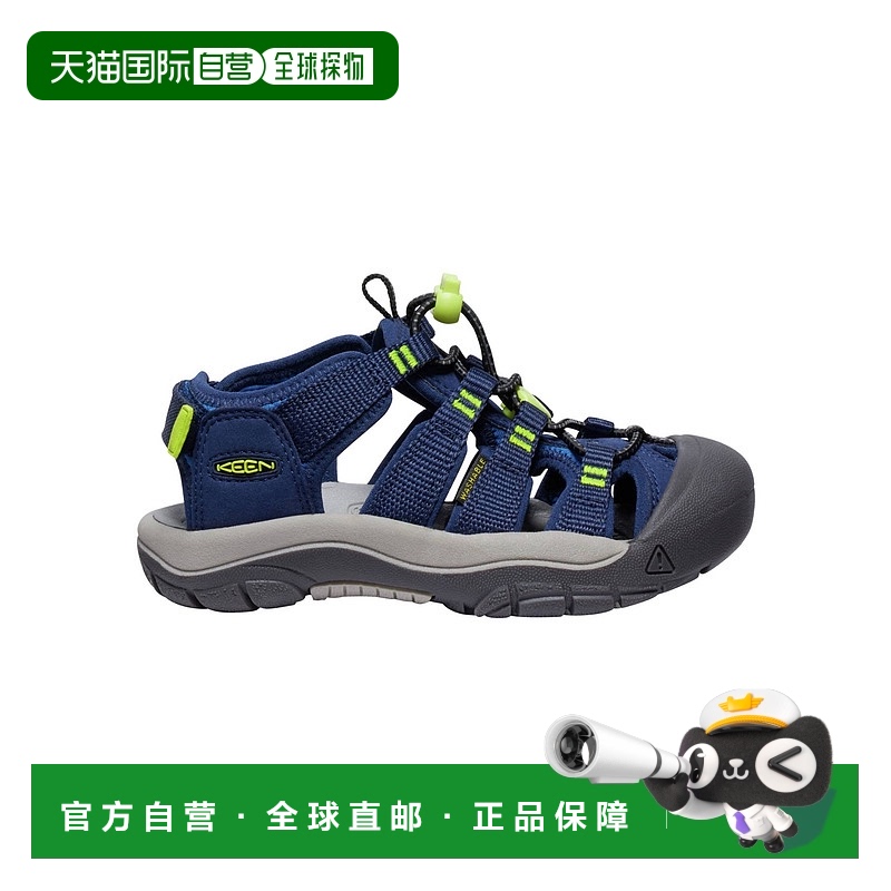 日潮跑腿Keen科恩 NEWPORT BOUNDLESS 儿童溯溪凉鞋 Navy 15cm