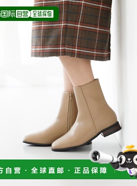 日本直邮Menue 方头短靴 ME8623BW02224