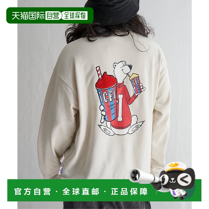 1h可退 日本直邮VENCE EXCHANGE 男女同款ICEE刺绣logo运动衫 353