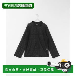 1h可退 日本直邮LAATO 女装蕾丝半透长袖衬衫 修身设计显优雅 WB2
