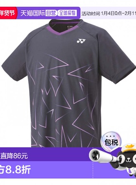 日本直邮YONEX 男子女子网球半袖比赛用T恤[10673] 运动T恤