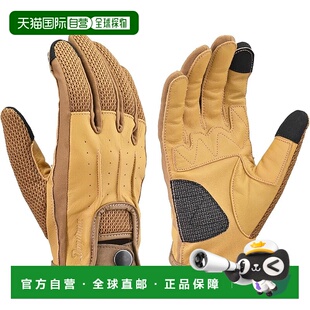 【日本直邮】Daytona 摩托车手套 春夏 山羊皮掌心 DG-012 棕色