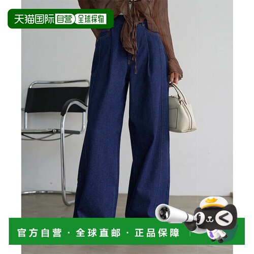 日本直邮Kobe Lettuce 牛仔长裤 M4369 靛蓝牛仔裤直筒裤