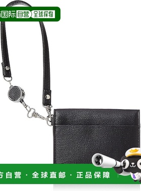 【日本直邮】Legat Largo Lineare LJ-E1511 带卷轴的卡包 Black