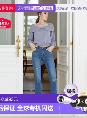 日本直邮日潮 GRL 前后两用蝴蝶结针织上衣 ru1045