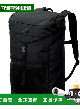日本直邮 adidas 足球用27L翻盖背包 ADP49BK  双肩包 背包黑色