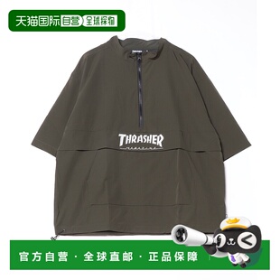 1h可退 日本直邮THRASHER 男士/女士半袖拉链运动外套 TH25SU09