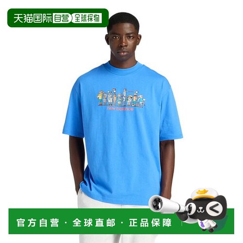 日本直邮New Balance男士Ghica系列宽松版型短袖T恤 MT61T7CJAA2