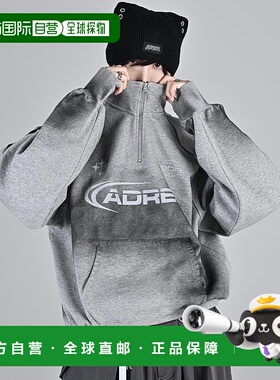1h可退 日本直邮ADRER 男女同款 连帽卫衣 袖带品牌标识设计  ADR