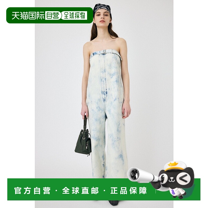 日本直邮MOUSSY LOOSE BARE背带裤