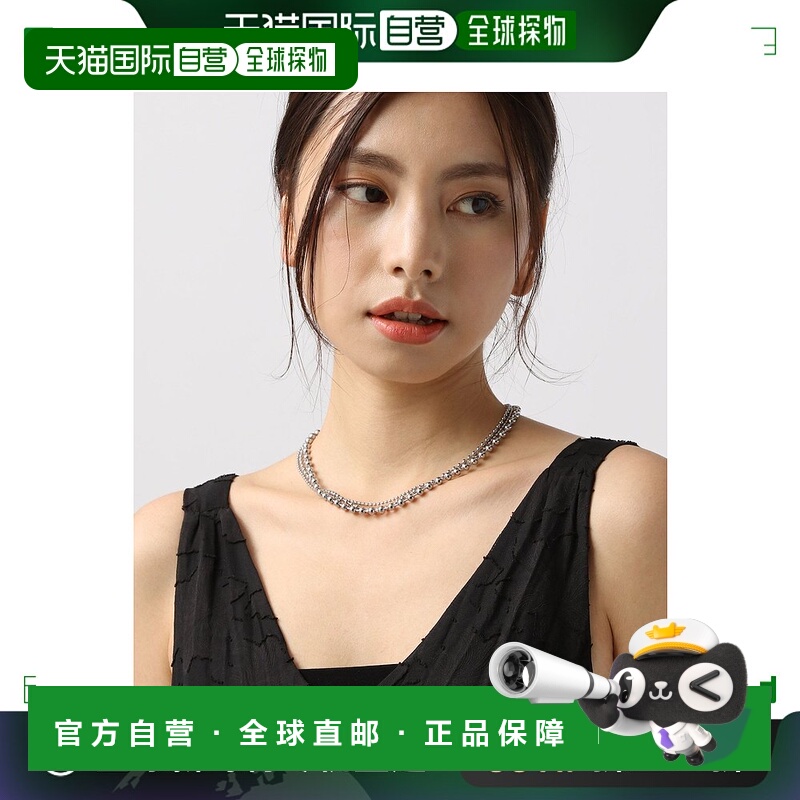 日本直邮BAYFLOW女士不易变色不锈钢三连球链项链 121211