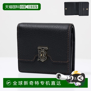 迷你 日本直邮BURBERRY 双折徽标钱包 双折钱包 折叠钱包带零钱包