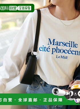 1h可退 日本直邮Discoat 女装 US棉 刺绣 logo 长袖T恤 DCZ105210