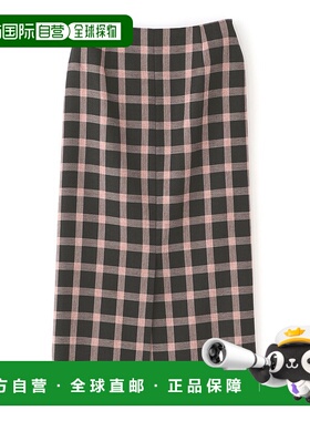1h可退 日本直邮EPOCA 女装 格纹 紧身半身裙 春秋冬款 N7S06621_