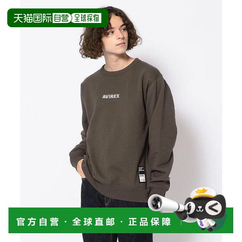 日本直邮AVIREX 标志圆领运动衫 AV1129EM020352