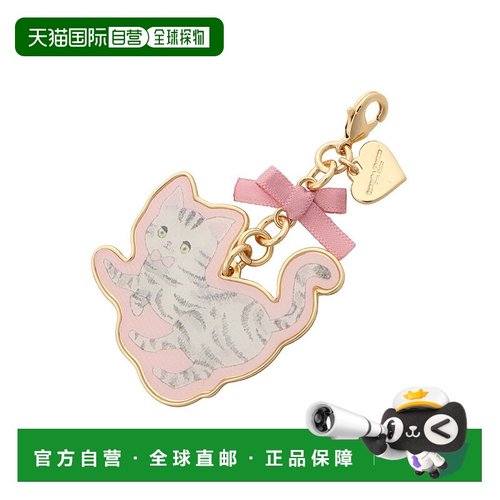 日本直邮Samantha Thavasa Cats Collection 美国短毛猫拉链 char