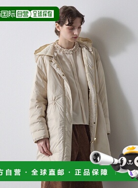 1h可退 日本直邮LOGEMENT DE CLAIRE 女装亮面尼龙羽绒外套 中长