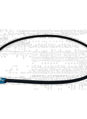 【日本直邮】法藤(phiten) RAKUWA 小v项链 X50 蓝色 50cm配饰