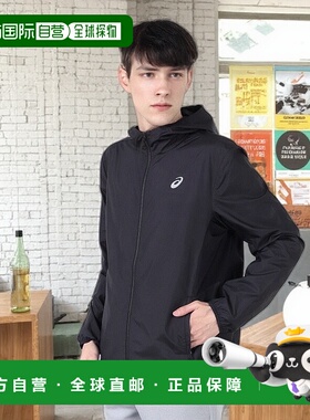 日本直邮ASICS-ASIC（男士）运行干燥的银色夹克2011D294.001 跑