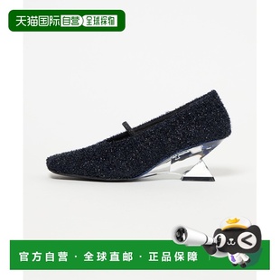 日本直邮SY 女士透明楔形跟尖头女鞋 60跟以上 46111000006单鞋