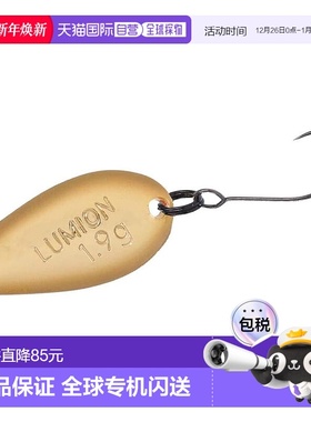 【日本直邮】达亿瓦区域鳟鱼勺 Presso Lumion 1.9g 金粉诱饵新款