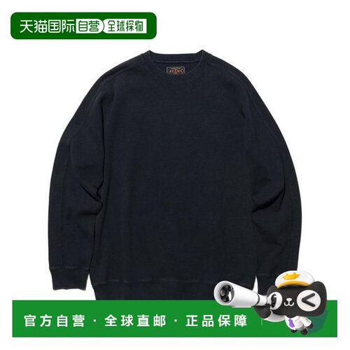 日本直邮BEAMS PLUS 褪色水洗圆领长袖T恤 【付后1h可退】