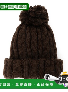 日本直邮SHOO・LA・RUE 女装 2WAY针织帽 可变围巾 折边绳纹设计 C7