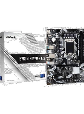 【日本直邮】华擎 主板 兼容 Intel 12/13 代 CPU B760M-HDV/M.2