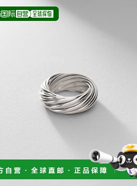 1h可退 日本直邮COCOSHNIK 女士16层细身叠戴银戒指 767612299999