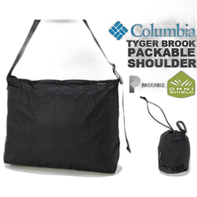 日本直邮 哥伦比亚 TYGER BROOK PACKABLE SHOULDER BLACK 22L pu