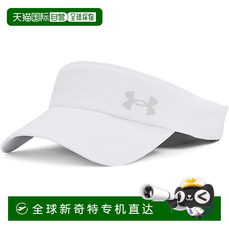 【日本直邮】安德玛 男式 UA Iso-Chill Launch Visor 跑步帽 白