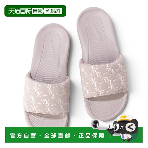 日本直邮Nike VICTORI ONE SLIDE PRINT 女士沙滩鞋 粒子玫瑰/白