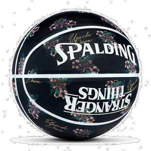 7 号球斯伯丁男士怪奇物语加州问候橡胶篮球斯伯丁 84-86
