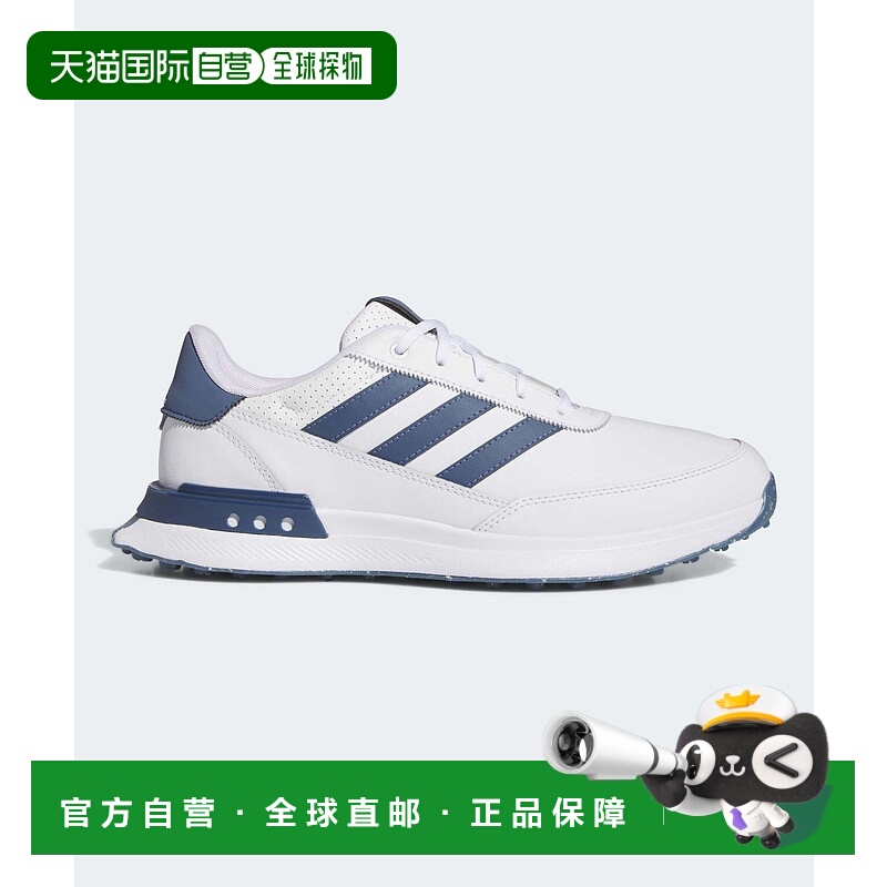 1h可退 日本直邮adidas 男士S2G SL款全天然皮革高性能高尔夫运动