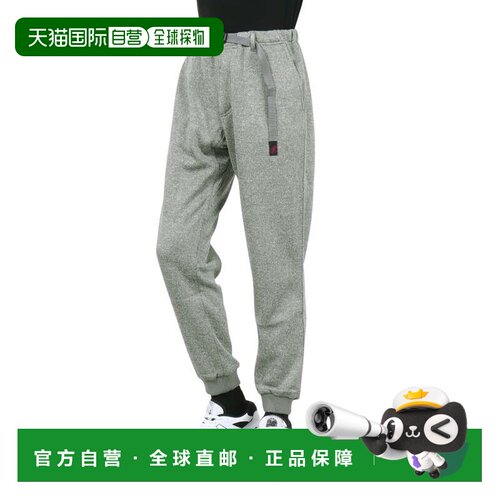 日本直邮Gramicci 男士束脚针织摇粒绒窄边长裤 G2FU - P018 深灰