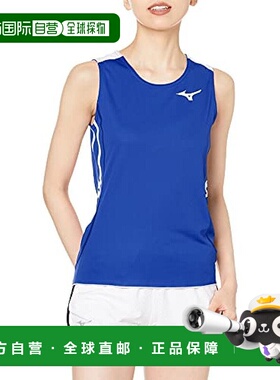 【日本直邮】Mizuno美津浓女式陆上竞技运动衫XS蓝色x白色 U2MA02