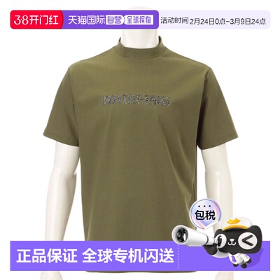 日本直邮BRIEFING 男士高尔夫半袖高领T恤 EARTH HIGHNECK RF BRG