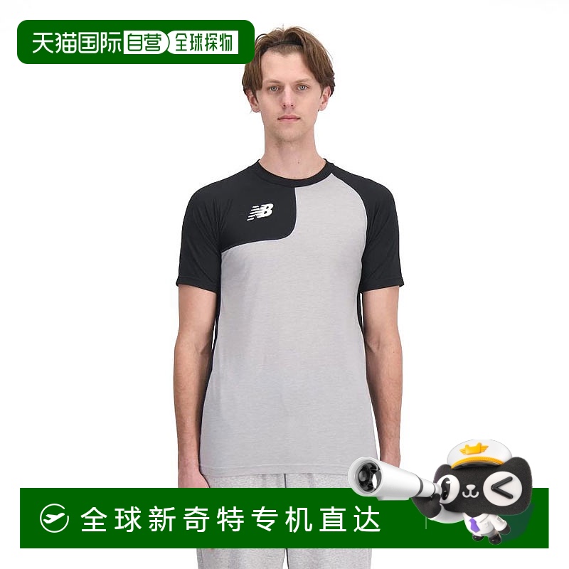 日本直邮New Balance 棒球内衣 BP棒球不对称短袖上衣 右手 黑色