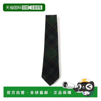 1h可退 日本直邮Double RL 男装 经典格纹 全棉领带 38440178770