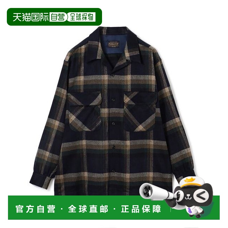 1h可退 日本直邮TOMORROWLAND 【 】PENDLETON 丝绒长毛衬衫