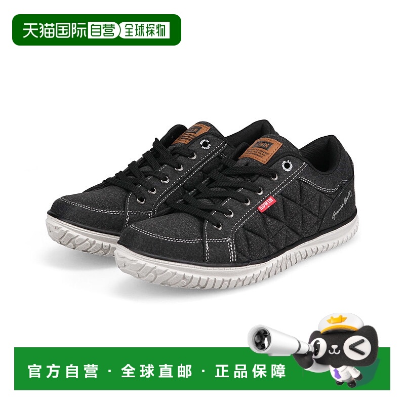 日本直邮Edwin运动鞋男士宽幅轻便防滑低帮绗缝鞋轻便低帮运动鞋