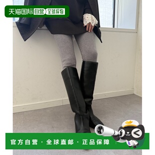 日本直邮DouDou 女装 美脚剪裁 里加绒针织 leggings 舒适保暖修