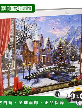 【日本直邮】Appleone益智拼图圣诞雪城堡1000片拼图50x75cm