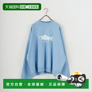 1h可退 日本直邮REMI RELIEF 男装 SP加工做旧感全棉宽松圆领卫衣