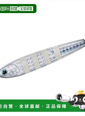 日本直邮Daiwa Metal Jig TG Bait 250 3D 银色斑马纹夜光饵