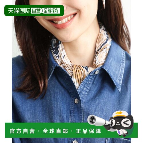 1h可退 日本直邮MICHEL KLEIN 女士 几何褶皱围巾 FR3JD21040