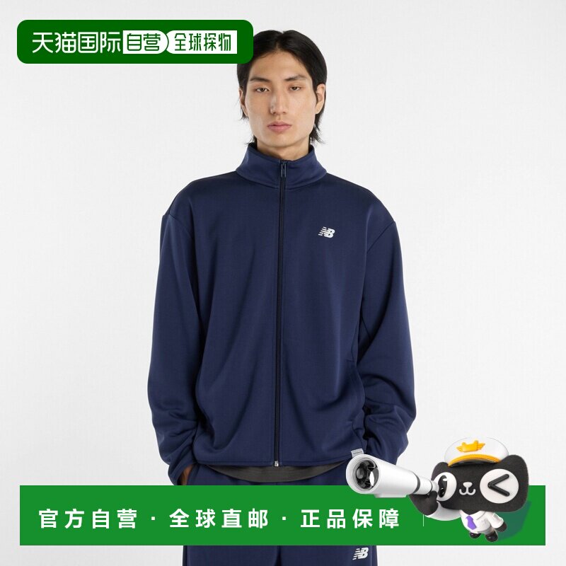日本直邮NEW BALANCE MJ61H8OV男款外套海军蓝 NEW BALANCE针