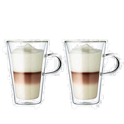 【日本直邮】bodum波顿咖啡壶CANTEEN双层玻璃杯400ml2件10326-10