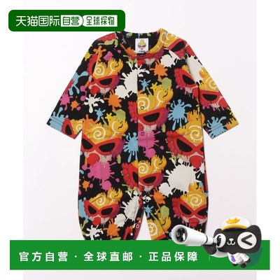 1h可退 日本直邮HYSTERIC MINI 儿童 全棉彩色泼墨印花2WAY连体衣