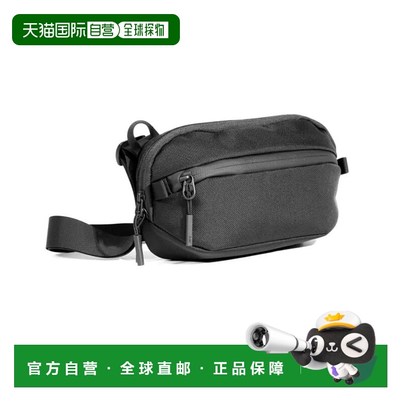 1h可退 日本直邮Aer男士Day Sling 3黑色斜挎包 正品 多功能旅行